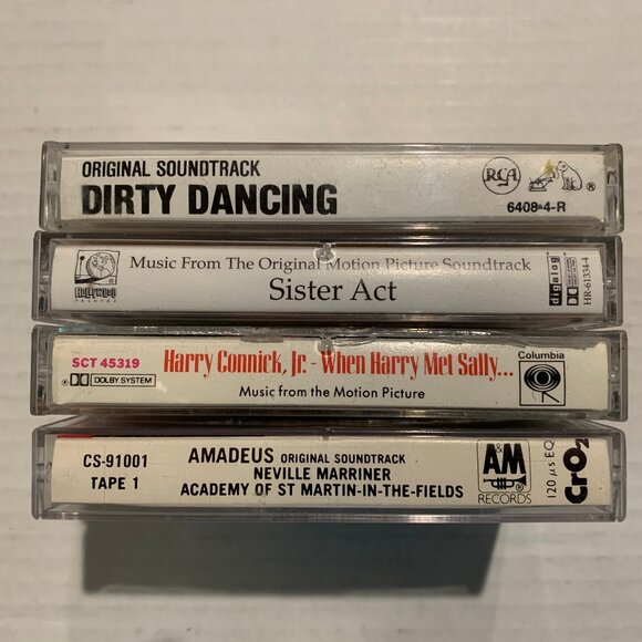 80s Soundtrack Cassette Tape Lot - Dirty Dancing, Sister Act, Harry Met Sally - Picture 7 of 7